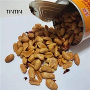 바삭바삭하고 영양가 있고 건강한 맛의 땅콩 통조림 매운 땅콩